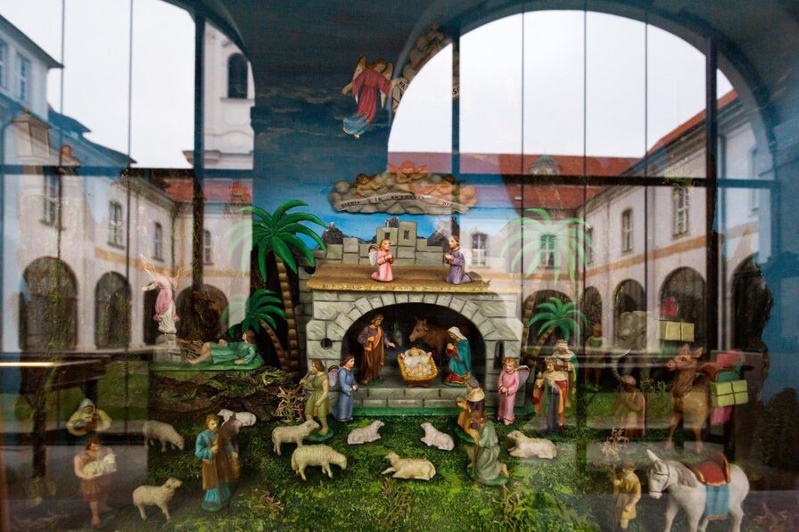 Výstava betlémů proběhla ve Strahovském klášteře od 21. prosince do 4. února 2024.