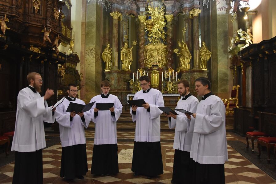 Návštěva bohoslovců z pražského arcibiskupského semináře