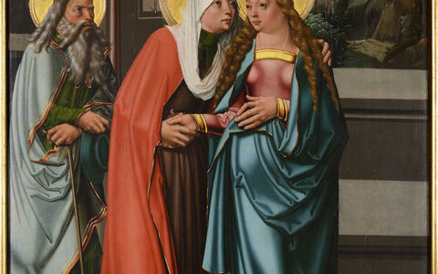 "Strahovský triptych" - Navštívení Panny Marie, Narození Krista, Útěk do Egypta, kolem 1510